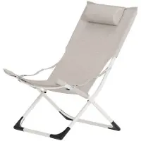 Svea - Antwan tuin ligbed - beige frame/beige kussen
