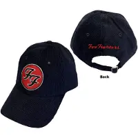 Foo Fighters - FF & TCATS Logos Corduroy Verstelbare pet - Donkerblauw
