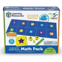 Learning Resources Leermiddelen Code en Go Robot Muis Wiskundepakket