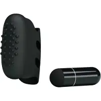 Pretty Love Steward - Vingervibrator - 4.9 x 4.1cm - Zwart