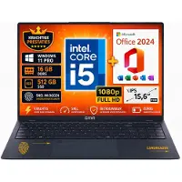 GMR Laptop 15.6 Inch Full HD IPS | Intel Core i5 | 16GB DDR5 RAM | 512GB SSD | Windows 11 Pro | Office 2024 | Zakelijke Laptop | Werk Laptop | Studenten Laptop