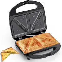 TIM. TIM Tosti-ijzers - Tosti Apparaat - Tosti Ijzer - Zwart - 23cm x 9cm x 22cm