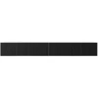 MargaretHadas24 Margaret Hadas24 TV-kast Mio, tv-meubel, tv-kast, 300 cm, hangend, modern design, woonkamer, wandmontage, tv-meubel, wit, zwart