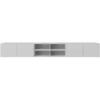MargaretHadas24 TV-kast Nicole IV 300 (3x100) cm (wit + wit)