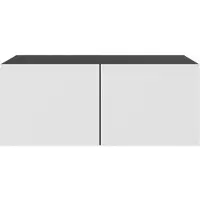 MargaretHadas24 Margaret Hadas24 TV-kast Leo, tv-meubel, tv-kast, 100 cm, modern design, voor wandmontage, woonkamer, zwarte of witte kleur