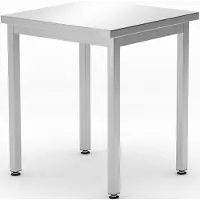 Hendi Budget Line - Keukenblad - 600 x 600 mm - Roestvrij staal - AISI 430