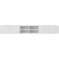 MargaretHadas24 TV-kast Cali IV 300 (3x100) cm (wit + wit)