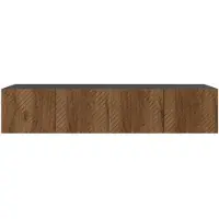 MargaretHadas24 Margaret Hadas: TV-kast Nicole, TV-meubel, laag TV-meubel, 200 cm, modern design, voor wandmontage, woonkamer, zwart, Catania