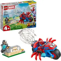 LEGO Marvel Spidey Amazing Friends 11206 - Spidey on his Motorcycle vs. Rhino