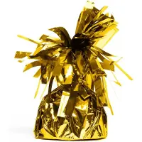 We Fiesta 36x Ballon gewichtje Goud 170 gram - Ballongewicht Gewicht Ballonnen Feest Accesoires Thema Party Tafeldecoratie Tafel Decoratie