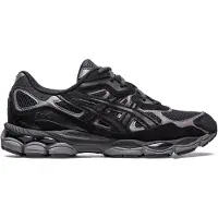 Asics Trainers Gel NYC zwart (45), Plat, Veters, Casual, Sportief, Running, Meerdere sporten 1201A789