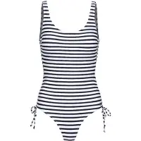 Venice beach Badpak 'Summer' donkerblauw / wit