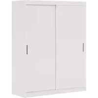 MargaretHadas24 Kledingkast Iga 180 cm inclusief 2 schuifdeuren Zwevende deurkast (wit)