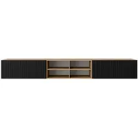 MargaretHadas24 TV-kast Noe IV 300 (3x100) cm (artisan + zwart)