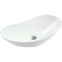 Sanico Lazenay waskom 63x36 cm mat wit