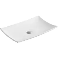 Sanico Le Mans waskom 58x38 cm wit