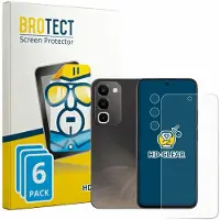 BROTECT - Screenprotector voor realme C100 4G (Voor+Camera) - Folie Beschermfolie transparant 6 Stuks
