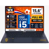 GMR Laptop 15.6 Inch Full HD IPS | Intel Core i5 | 16GB DDR5 RAM | 512GB SSD | Windows 11 Pro | Zakelijke Laptop | Studenten Laptop | Werk Laptop | Thuiswerk Laptop | Office Laptop | Notebook