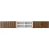 MargaretHadas24 TV-kast Mio IV 300 (3x100) cm (wit + catania)
