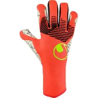 Uhlsport FM Supergrip+ HN Keepershandschoenen Felrood Zwart Felgeel