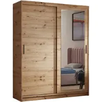 MargaretHadas24 Kledingkast Henry met spiegel 180 cm inclusief 2 schuifdeuren Schuifdeurkast (artisan)