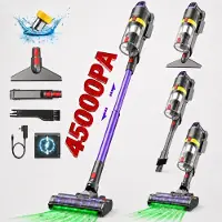 Muvano Draadloze Steelstofzuiger 45000Pa - 60 Min Batterij - Anti-klit -