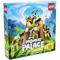 Bezzerwizzer Monkey Palace: A Lego Board Game - Build Your Way to Victory Brick by Brick! Fun Family Brick-Building Game for Kids & Adults Ages 10+ 2-4 Players