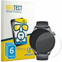 BROTECT Screenprotector 6 Stuks voor Xiaomi Watch S5 Beschermglas transparant