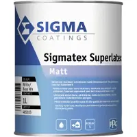 Sigma Sigmatex Superlatex Matt - Op Kleur Gemengd - 1L - Muurverf