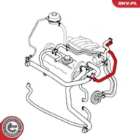 ESEN SKV 43SKV728 Radiateurslang