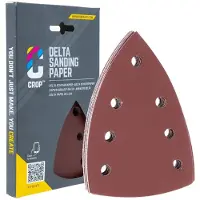 CROP Delta Schuurpapier 100x145mm korrel 80 - 10 stuks