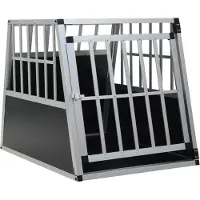 vidaXL Hondenvervoerbox met enkele deur, 65 x 91 x 69,5 cm