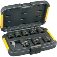 DeWalt Doos met 8 krachtdoppen 10-27 mm - - DT7507-QZ