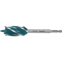 Makita Accessoires 4-snijder houtboor 28x165mm Zeskant 1/4" Vorm E - E-26696