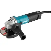Makita haakslijper, 850 W, 125 mm, 2.800-11.000 omwentelingen per minuut
