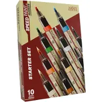 Army Painter , Speedpaint Marker Starter Set, 10 x 6 ml Speedpaint 2.0 Contrast Verf voor de miniatuur
