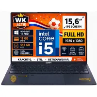 GMR Laptop 15.6 Inch Full HD IPS | Intel Core i5 | 12GB DDR5 RAM | 512GB SSD | Windows 11 Pro | Zakelijke Laptop | Studenten Laptop | Thuiswerk Laptop | Office Laptop | Notebook