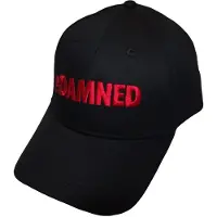 Rock Off The Damned - Red Text Logo Baseball pet - Zwart