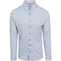 Desoto Slim Fit Jersey overhemd Bedrukte kruizen, Bedrukt