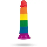 Lovetoy Prider - dildo realistisch - 19cm - regenboog
