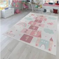 TT Home Kinderkamer tapijt tapijt kinderkamer tapijt antislip hart wolk vlinder