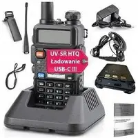 BaoFeng Uv-5r Htq Usb-c Walkie Talkie Zilver