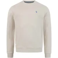 U.S. POLO ASSN. Sweatshirt sand / blauw