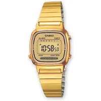 Casio Vintage Mini LA670WEGA-9EF Unisex Horloge 25 mm - Goudkleurig