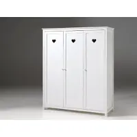 Vipack Amori Kledingkast 3-deurs - Wit