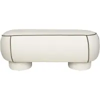 Housecraft living Marina Bankje 121 cm Wit