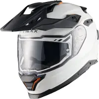 NEXX Y.TRAVL Plain Pearl Wit Adventure Integraalhelm Maat XL