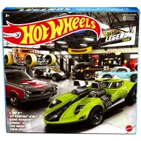 Hot Wheels HW Legends-multipacks met 6 speelgoedauto's, een cadeau voor kinderen en verzamelaars