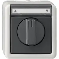 Gira Spatwaterdichte Opbouwjaloezieschakelaar - 015430