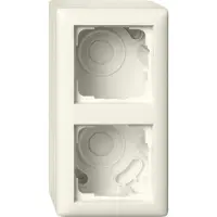 Gira Opbouwbehuizing 1062 01 - Compleet Met Afdekraam - 2-Voudig - Voor Standaard 55